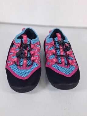 Northside Brille II Water Shoes Big Girls Size 4 Pink Turquoise Bungee Cord